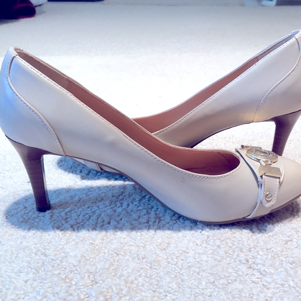 Tommy Hilfiger Kaprice nude pump 7.5m, 3in heel